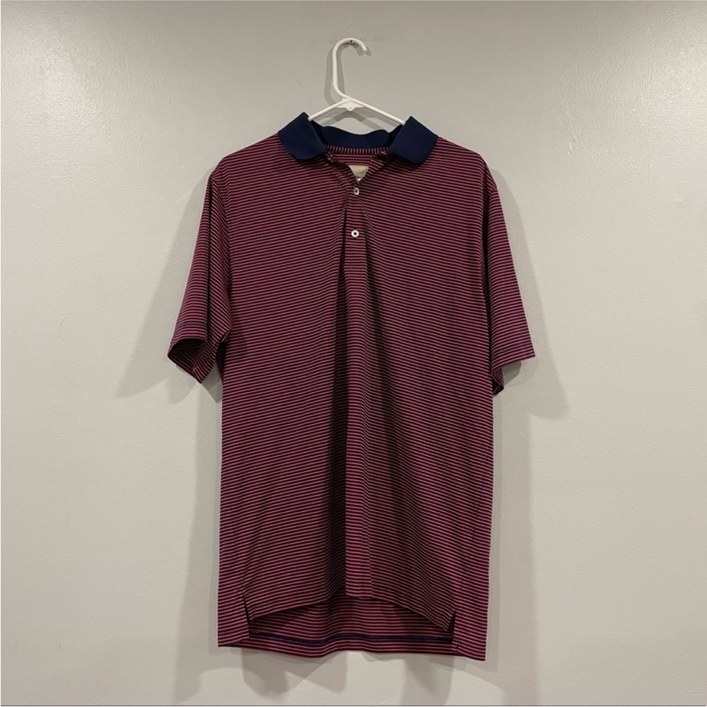Donald Ross Lost Dunes Striped Polo Shirt Medium M
